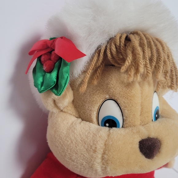 VTG Alvin & The Chipmunks Christmas Alvin 16" Plush Stuffed Toy 1990 - Picture 2 of 10